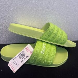 Roxy Vibrant Green Surf Sandals